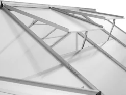 Tectake Gewächshaus Aus Aluminium Mit Fundament - 250 X 185 X 195 Cm -Günstiges Laube Lust Geschäft 3d621a9e5bfac58f748f5fd8edd1a1ee 1
