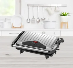 Kontaktgrill Mit Gebürstetem Edelstahldekor, 23x14,5cm 750 Watt, Lentz -Günstiges Laube Lust Geschäft 3d7ea17570ff67a524e889ce77511f87