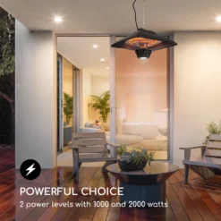 Heat Square Infrarot-Heizstrahler 1000/2000W Carbon IP24 LED -Günstiges Laube Lust Geschäft 3e097c629f76b878a5264bc898c880ef