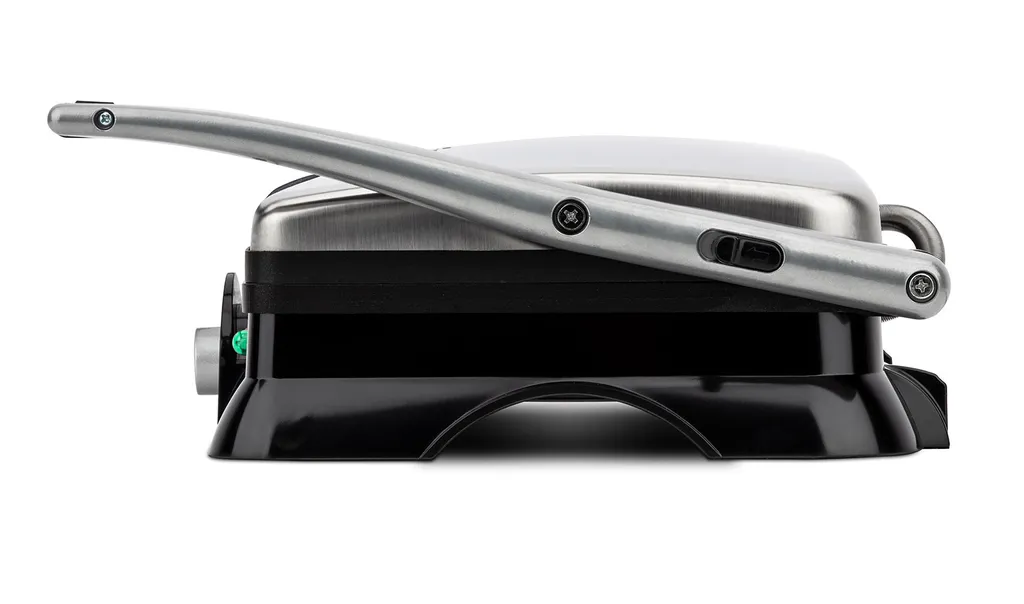 H.Koenig GR20 Elektrogrill, Grill- Und Sandwichmaker, 2000 W, Temperatur Bis 230º, Antihaftbeschichtung, 180º Öffnung, Edelstahl, Schwarz / Grau, Abmessungen 29,7 X 23 Cm 4 H.Koenig GR20 Elektrogrill, Grill- Und Sandwichmaker, 2000 W, Temperatur Bis 230º, Antihaftbeschichtung, 180º Öffnung, Edelstahl, Schwarz / Grau, Abmessungen 29,7 X 23 Cm – Bild 2