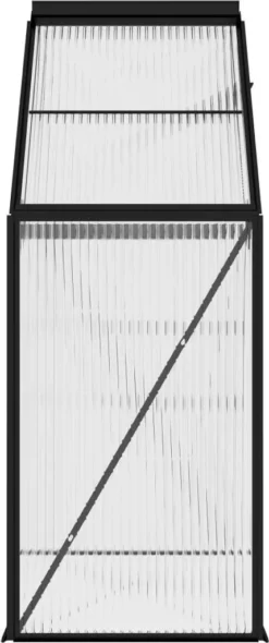 VidaXL Gewächshaus Anthrazit Aluminium 1,33 M² 14 VidaXL Gewächshaus Anthrazit Aluminium 1,33 M² -Günstiges Laube Lust Geschäft 3e969472f81a12661fbb2247398fb229