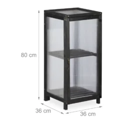 Relaxdays Holz Gewächshaus Balkon 2 Ablagen -Günstiges Laube Lust Geschäft 3f0db651b623b33c64bafb38d76992b4