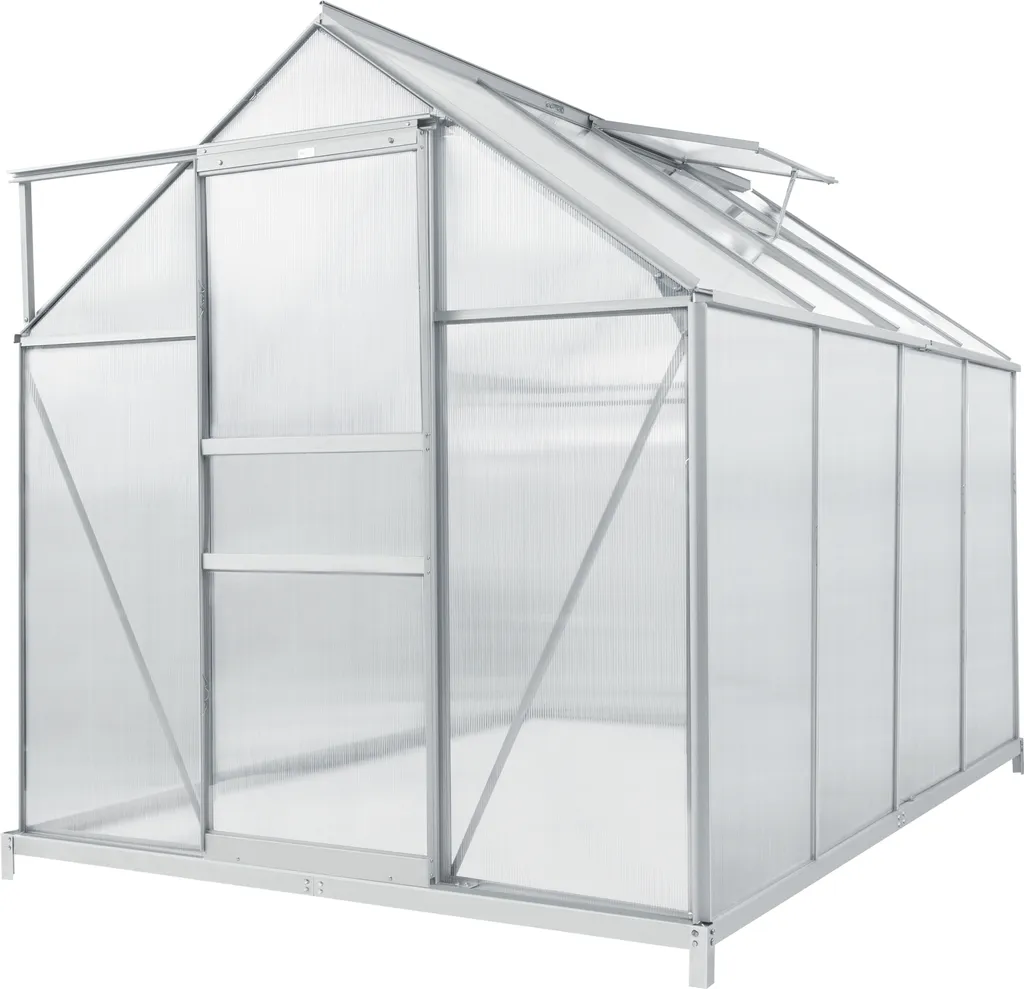 Gewächshaus Oisterwijk Glashaus Mit Fundament 250 X 190 Cm Gartengewächshaus Treibhaus Pavillon Aus Hohlkammerplatten 3 Gewächshaus Oisterwijk Glashaus Mit Fundament 250 X 190 Cm Gartengewächshaus Treibhaus Pavillon Aus Hohlkammerplatten