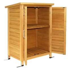 MCombo Gartenschrank Gerätehaus Geräteschuppen Garten Schuppen Schrank Holz 1200 -Günstiges Laube Lust Geschäft 3f8f905064ea0700b412c0d561af5065