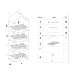 Sekey Premium Foliengewächshaus Mit 4 Etagen - 69 X 49 X 158 Cm - Treibhaus Mit 4 Regalen - Platzsparend - Hochwertiges Anzuchthaus - Weiß 15 Sekey Premium Foliengewächshaus Mit 4 Etagen - 69 X 49 X 158 Cm - Treibhaus Mit 4 Regalen - Platzsparend - Hochwertiges Anzuchthaus - Weiß -Günstiges Laube Lust Geschäft 3f9713e1eb4d39151fa00024b60f1155
