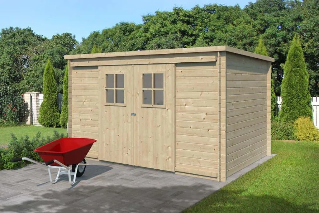 Alpholz Gerätehaus Vera Aus Holz In Naturbelassen Geräteschrank Wandstärke: 19 Mm Gartenhaus 3 Alpholz Gerätehaus Vera Aus Holz In Naturbelassen Geräteschrank Wandstärke: 19 Mm Gartenhaus