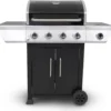 Nexgrill 4B Classic Gasgrill I 4 Brenner Gas Grill Mit Seitenbrenner I Grillwagen Mit Grillthermometer, Seitenablage Und Seitenkochfeld