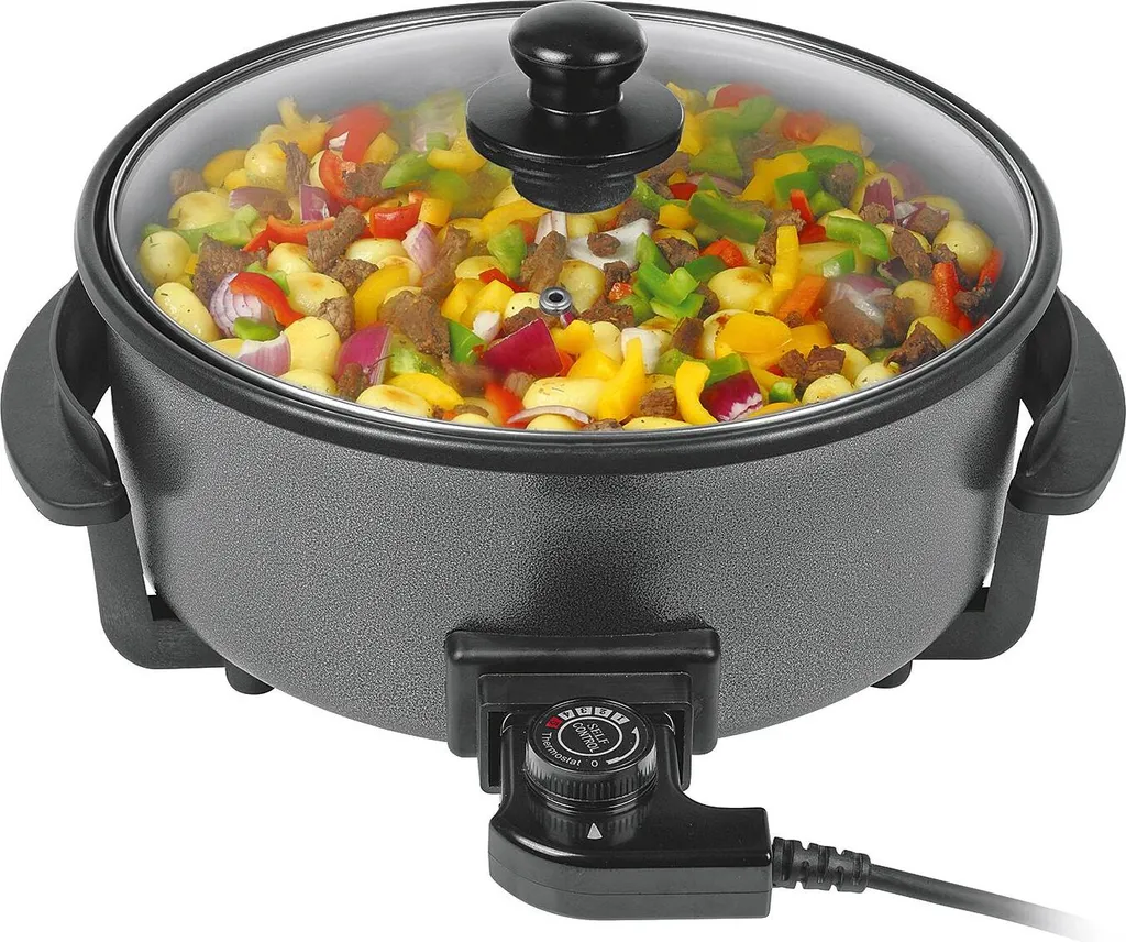 Tristar Multifunktionspfanne XL 1500 W 5 L Schwarz 9 Tristar Multifunktionspfanne XL 1500 W 5 L Schwarz – Bild 7