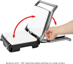 Clatronic KG 3571 Elektrischer Kontaktgrill, Multigrill, Für Beidseitiges & Fettfreies Grillen, Antihaftbeschichtete Platten, Kabelaufwicklung, 2000 Watt, Edelstahl 19 Clatronic KG 3571 Elektrischer Kontaktgrill, Multigrill, Für Beidseitiges & Fettfreies Grillen, Antihaftbeschichtete Platten, Kabelaufwicklung, 2000 Watt, Edelstahl -Günstiges Laube Lust Geschäft 439d51b017ad5d00580d3b50debb40c9
