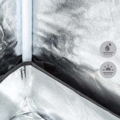 OneConcept Eden Grow L - Growschrank , Growzelt , Growbox , Größe L , 120x120x200 Cm , 2 X Belüftungszugang , Zuluftklappen , Lichtundurchlässiges Gewebe , Reflektierende Innenbeschichtung , Schwarz 7 OneConcept Eden Grow L - Growschrank , Growzelt , Growbox , Größe L , 120x120x200 Cm , 2 X Belüftungszugang , Zuluftklappen , Lichtundurchlässiges Gewebe , Reflektierende Innenbeschichtung , Schwarz -Günstiges Laube Lust Geschäft 43c5fd3268ce0707afae33a143413908