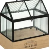 Gewächshaus "House" - Holz Und Glas - Transparent - 26x30 -5 Cm - Atmosphera Créateur D'intérieur -Günstiges Laube Lust Geschäft 449b3e87cfe3ee23324327113d596e49