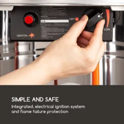 Goldflame Terrassenheizstrahler Gasheizer 11,2 KW Temperglas Mobil Edelstahl -Günstiges Laube Lust Geschäft 44adaf5f598937628a994291eab1b1e9