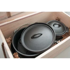 Garden Pleasure Gusseisen-Kochset Dutch Oven Set 7-teilig Gusseisen Schwarz 507256 -Günstiges Laube Lust Geschäft 44c902f261ae6e0668b1358181328c4a