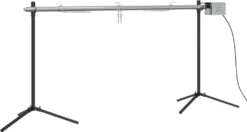 VidaXL Automatischer Grillspieß Mit Motor Edelstahl 150x46,5x82,5 Cm