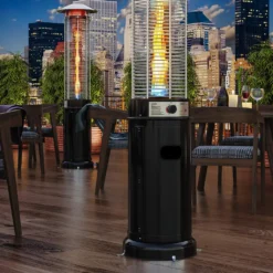 FINA | Gasheizstrahler | 1,8m | Schwarz | 11kW | Heizpilz, Terrassenheizstrahler, Terrassenheizer, Heizstrahler Gas -Günstiges Laube Lust Geschäft 45d9775d7ca7de7dbc0778249f28e020