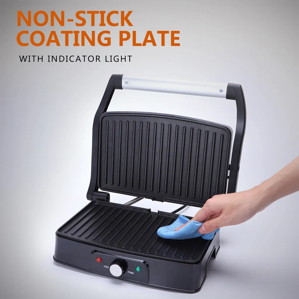 Aigostar Hitte 30HFA - Elektrischer Kontaktgrill,Cool Touch, Antihaft, 1500 Watt 8 Aigostar Hitte 30HFA - Elektrischer Kontaktgrill,Cool Touch, Antihaft, 1500 Watt – Bild 6