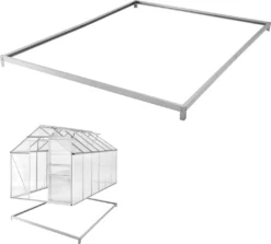 Tectake Gewächshaus Aus Aluminium Mit Fundament - 375 X 185 X 195 Cm -Günstiges Laube Lust Geschäft 4658cc8e2ed088b9b2c14bd5c6c287ee