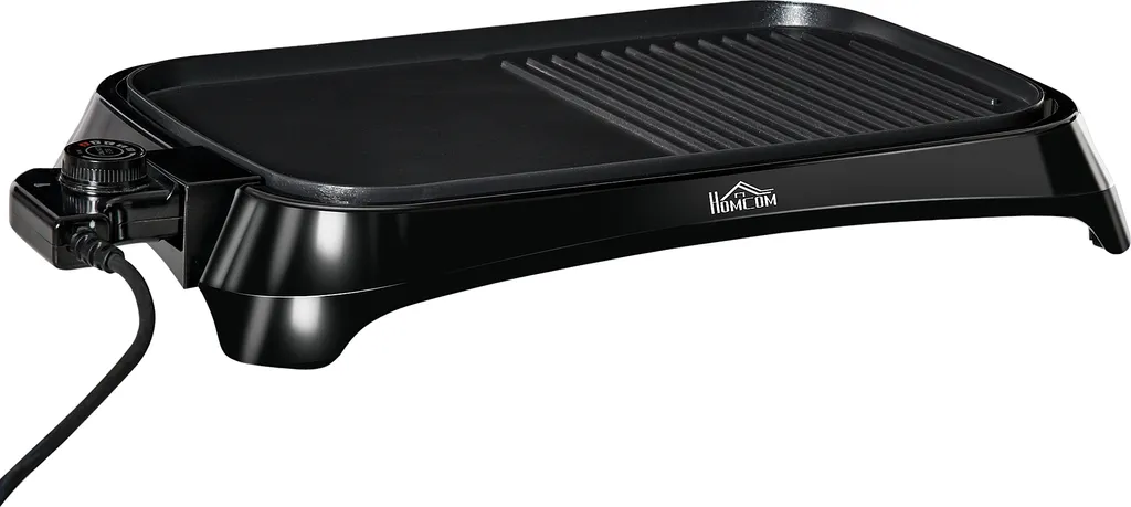 HOMCOM OMCOM Elektrogrill Tischgrill Elektrisch Mit Regelbarer Thermostat Antihaftbeschichtete Grillplatte 1600 W BBQ Indoor-Grill Teppanyaki Mit Abtropfschale 53,5 X 31 X 8 Cm 3 HOMCOM OMCOM Elektrogrill Tischgrill Elektrisch Mit Regelbarer Thermostat Antihaftbeschichtete Grillplatte 1600 W BBQ Indoor-Grill Teppanyaki Mit Abtropfschale 53,5 X 31 X 8 Cm