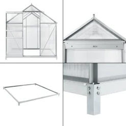Gewächshaus Oisterwijk Glashaus Mit Fundament 190 X 190 Cm Gartengewächshaus Treibhaus Pavillon Aus Hohlkammerplatten 13 Gewächshaus Oisterwijk Glashaus Mit Fundament 190 X 190 Cm Gartengewächshaus Treibhaus Pavillon Aus Hohlkammerplatten -Günstiges Laube Lust Geschäft 469a4dce9092f031194622de4e2d0fe2