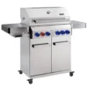 TAINO PLATINUM 4+2 Gasgrill Komplett Edelstahl 4-Brenner Silber Grillwagen BBQ Keramik-Brenner Backburner Sear-Zone Piezozündung Seitenkocher Gusseisen-Roste -Günstiges Laube Lust Geschäft 471c2c0ba4f9bffe5c0e553ca5679b16