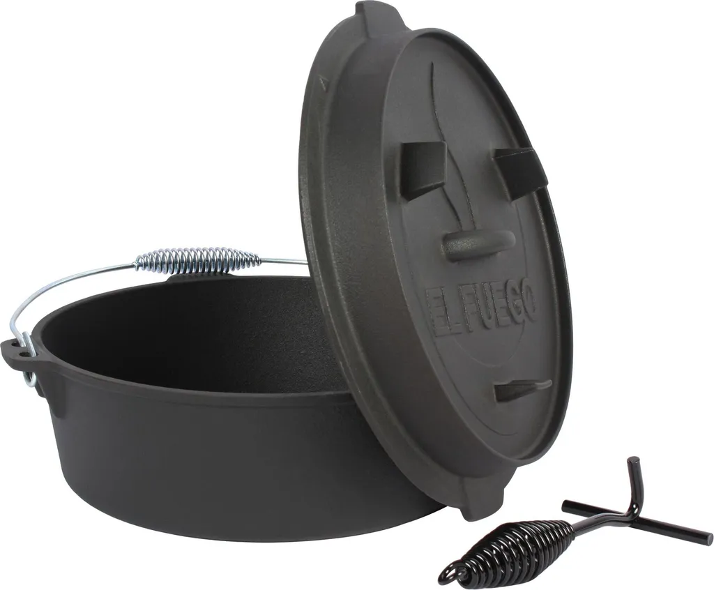 El Fuego Dutch Oven 5,6 L, Deckel 1,7 L, AY4621 9 El Fuego Dutch Oven 5,6 L, Deckel 1,7 L, AY4621 – Bild 7