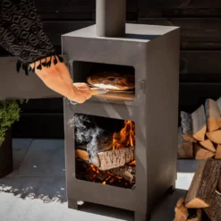 Esschert Design Terrassenofen Mit Pizzaofen Schwarz -Günstiges Laube Lust Geschäft 4763938b2029132b4d28ea658e75e227