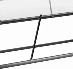 Outsunny Frühbeet Alu Treibhaus Gewächshaus Frühbeetkasten Pflanzenbeet Mit Abdeckung Polystyrolplatte Wetterfest Schwarz+Transparent 117 X 97 X 52 Cm -Günstiges Laube Lust Geschäft 47a14ff9b894be0d6811eae27a345d6a