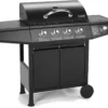 TAINO BASIC 4+1 Gasgrill Mit Seitenbrenner Gasgrill 4 Brenner BBQ Grillwagen Edelstahl-Brenner Schwarz -Günstiges Laube Lust Geschäft 47bd123a68bb3f2fb96e3617e11f4d2f