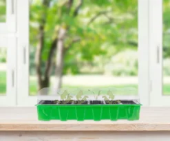 Relaxdays Zimmergewächshaus 24 Fächer 3er Set