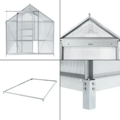 Gewächshaus Oisterwijk Glashaus Mit Fundament 310 X 190 Cm Gartengewächshaus Treibhaus Pavillon Aus Hohlkammerplatten 13 Gewächshaus Oisterwijk Glashaus Mit Fundament 310 X 190 Cm Gartengewächshaus Treibhaus Pavillon Aus Hohlkammerplatten -Günstiges Laube Lust Geschäft 4833b16e52f5813b43905ccfccf5fa7d