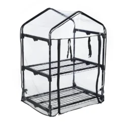 Relaxdays Gewächshaus Für Balkon Mit 2 Ebenen -Günstiges Laube Lust Geschäft 486999dc11d2f5f0333541b843710076