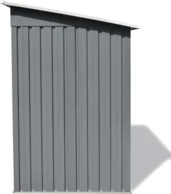 VidaXL Gartenschuppen Grau Metall -Günstiges Laube Lust Geschäft 48c71ce799897099b942d4da2ad0f533