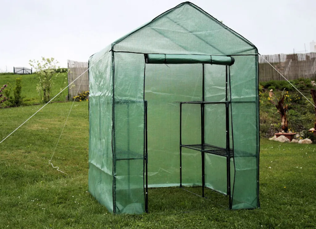 Gewächshaus GREENHOUSE XL Frühbeet Treibhaus Frühbeet Foliengewächshaus Tomaten 5 Gewächshaus GREENHOUSE XL Frühbeet Treibhaus Frühbeet Foliengewächshaus Tomaten – Bild 3