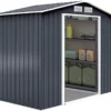 Metall Gerätehaus, Gartenhaus Mit Metallfundament, Geräteschuppen, Metallschuppen 277x191x192 Cm, Garten Schuppen -Günstiges Laube Lust Geschäft 49b2bc41a5e252b7cbb168cd3147146f