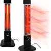 Infrarot Stand-Heizstrahler 2000W Infrarotstrahler | Wärmestrahler Terrasse Elektrisch Mit 6 Heizstufen | Terrassenstrahler Innen & Außen | Standheizung Mit Schutzklasse IP34 -Günstiges Laube Lust Geschäft 4a5c77dbe358464293b02b56b5ab2458