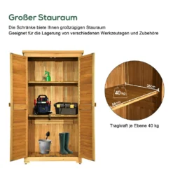 MCombo Gartenschrank Gerätehaus Geräteschuppen Garten Schuppen Schrank Holz 0870 -Günstiges Laube Lust Geschäft 4be37bf0381518f1c160c166f3fd18b2