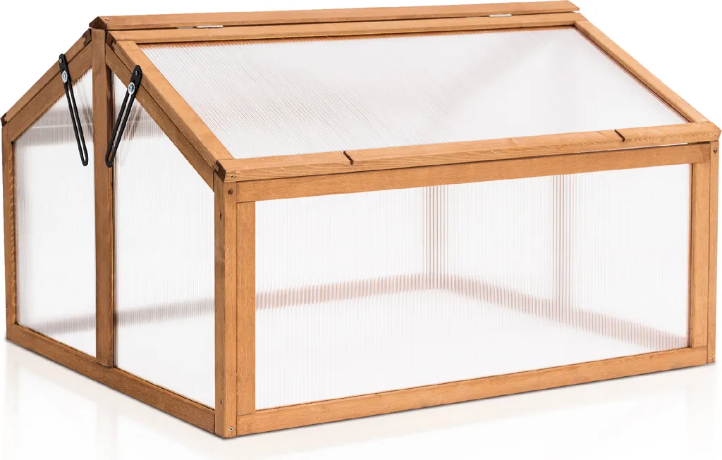 MCombo Frühbeet Gewächshaus Treibhaus 2 Dachfenster Holz Und Polycarbonat 0145 3 MCombo Frühbeet Gewächshaus Treibhaus 2 Dachfenster Holz Und Polycarbonat 0145