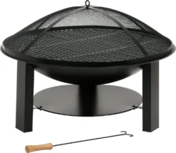 BBQ-Toro Gusseisen Feuerschale | Ø 75 Cm | Feuerstelle Mit Funkenschutz -Günstiges Laube Lust Geschäft 4c27d9b9ea2493f01ba04cac5e5522b3