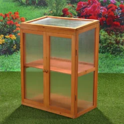 Mucola Gewächshaus Mit 2 Türen Garten Balkon Schrank Treibhaus Pflanzhaus Anzuchthaus