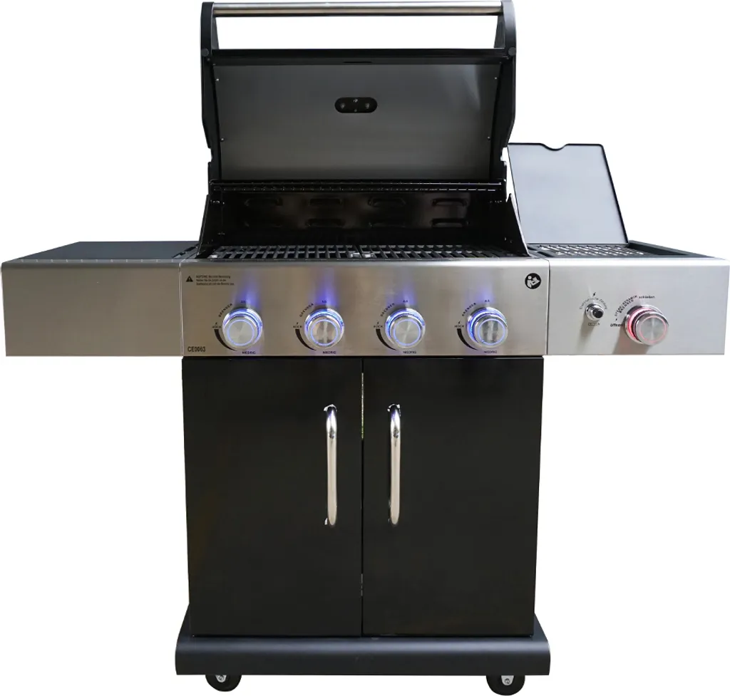 Vaiko Gasgrill 4 Edelstahl Brenner + 800°C Infrarot Keramik Brenner Prime Zone 5 Vaiko Gasgrill 4 Edelstahl Brenner + 800°C Infrarot Keramik Brenner Prime Zone – Bild 3