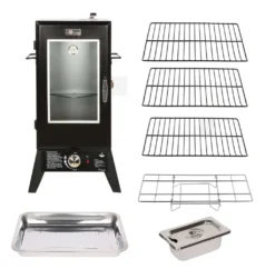 El Fuego Gas Smoker » Portland W « Window - AY3173 -Günstiges Laube Lust Geschäft 4db396bee9ba58160fffb3f480a83215