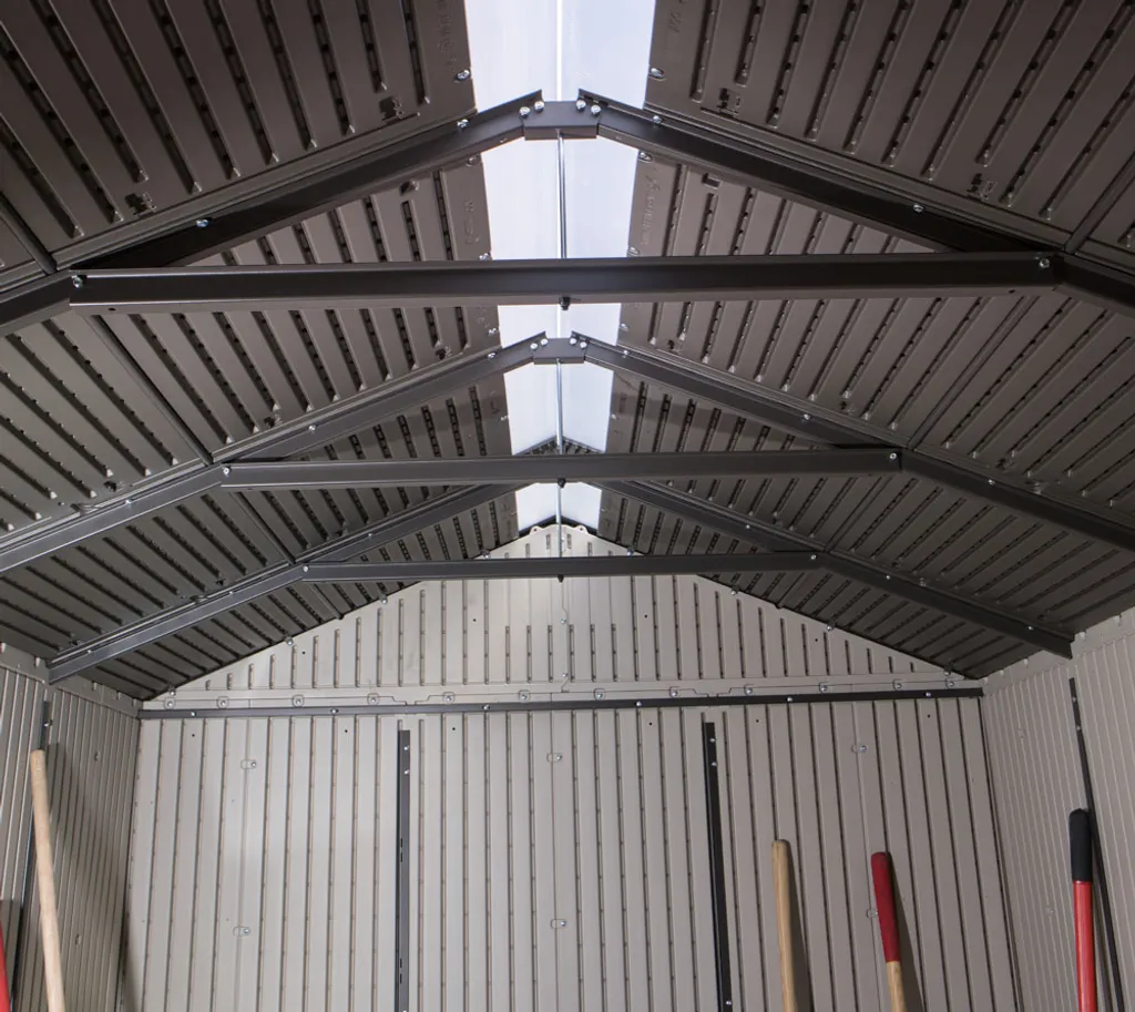 Lifetime Kunststoff Gerätehaus Fox Grau 213x215x227 Cm 9 Lifetime Kunststoff Gerätehaus Fox Grau 213x215x227 Cm – Bild 7