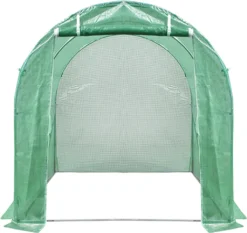 Foliengewächshaus Tomatengewächshaus Treibhaus Folientunnel Frühbeet Mit Fenster Grün 200 X200x200 Cm 10022, Größe:2x2x2m -Günstiges Laube Lust Geschäft 4defcbb8b15ee5640854663bd631836d