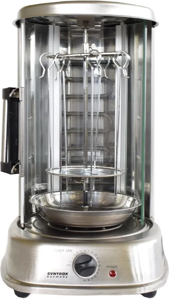 Syntrox Chef Grill R-8121 Inox Dönergrill Rotisserie Gyrosgrill Hähnchengrill Tischgrill 1500 3 Syntrox Chef Grill R-8121 Inox Dönergrill Rotisserie Gyrosgrill Hähnchengrill Tischgrill 1500