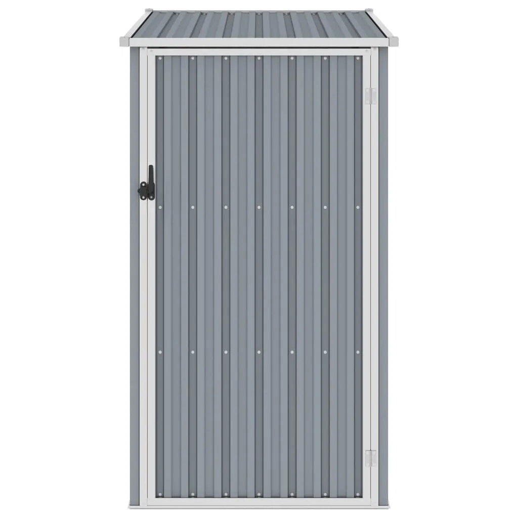 VidaXL Gerätehaus Grau 87x98x159 Cm Verzinkter Stahl 5 VidaXL Gerätehaus Grau 87x98x159 Cm Verzinkter Stahl – Bild 3