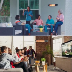 Starlyf® Radiant Heater – Wetterfeste Halogen-Infrarot-Heizung Mit Direktwärme-Technologie, Inkl. Fernbedienung, 2000 Watt – Aus Der TV Werbung -Günstiges Laube Lust Geschäft 4ee47c577825cca5a2122d5c0aee50ef