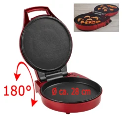 Tec Star Pizzamaker Tischgrill 2in1 1800 W 28 Cm Ø Antihaftbeschichtung -Günstiges Laube Lust Geschäft 4efa9dead902f56621ef1307a4d57c93