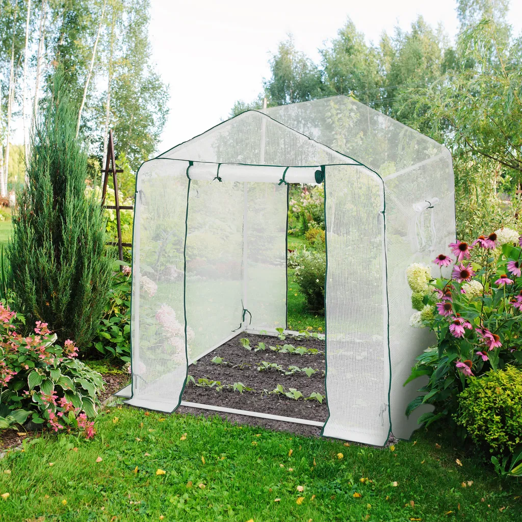 Relaxdays Gewächshaus Mit 2 Türen 4 Relaxdays Gewächshaus Mit 2 Türen – Bild 2