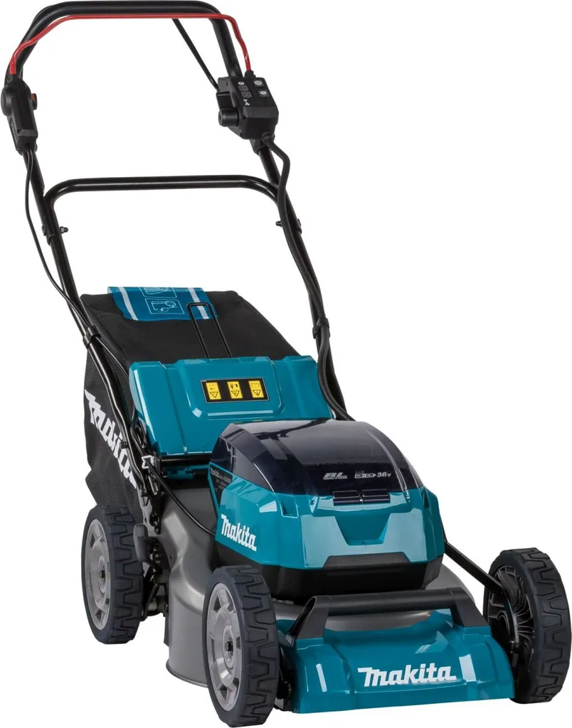 Makita DLM462PT4 Akku-Rasenmäher 4 Makita DLM462PT4 Akku-Rasenmäher – Bild 2