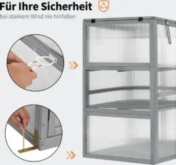 M MCombo Gewächshaus Frühbeet Aus Holz, Für Balkon & Garten, Klein Treibhaus Greenhouse Aufsatz Kasten Winterfest, 46*76*110cm, 0760 (Grau) 14 M MCombo Gewächshaus Frühbeet Aus Holz, Für Balkon & Garten, Klein Treibhaus Greenhouse Aufsatz Kasten Winterfest, 46*76*110cm, 0760 (Grau) -Günstiges Laube Lust Geschäft 4fbddfef09c6cec70d4b172bc24e8fc6
